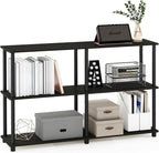 Furinno TURN-N-TUBE Storage Shelves, 3-Tier 47.4 Wide Book Shelf, Corner Shelf - Image 4