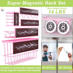 Magnetic Spice Rack for Refrigerator, 7 Pack Magnetic Fridge Shelf for Kitchen - Image 3