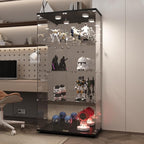 LFT HUIMEI2Y Glass Display Cabinet 4-Shelf by LFTHUIMEI2Y