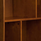 SIMPLIHOME Draper 35 inch Mid-Century Modern 6 Cubbie Bookcase - Image 7