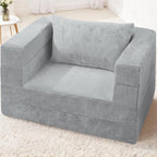 Futon Sofa Bed with Pillow, 3-in-1 Sleeper Sofa Bed with Removable Cover - Image 2