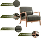 INZOY Mid Century Modern Accent Chair - Image 3