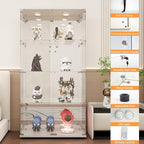 LFT HUIMEI2Y Glass Display Cabinet 4-Shelf - Image 2