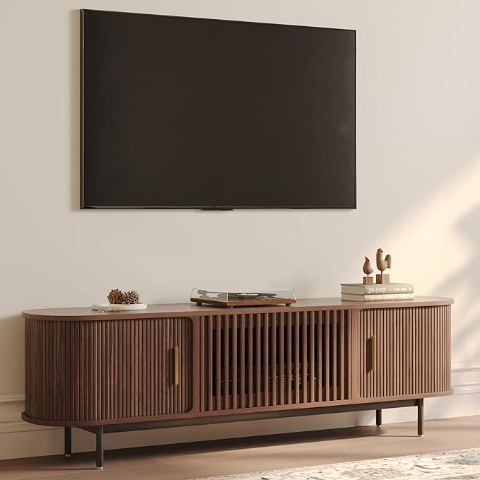 POVISON Fully-Assembled Mid Century Modern TV Stand by POVISON