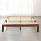Mellow 12" Solid Wood Platform Bed Frame - Image 3