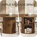 GarveeHome 47'' Round Dining Table - Image 3