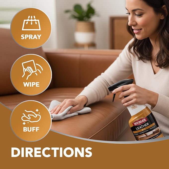 Weiman Leather Cleaner and Conditioner - Image 8
