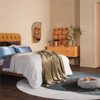 Bedsure GentleSoft Fleece Throw Blanket Camel - Image 7