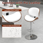 civama Bar Stools Set of 4 for Kitchen Counter, Adjustable Bar Height Chairs - Image 5