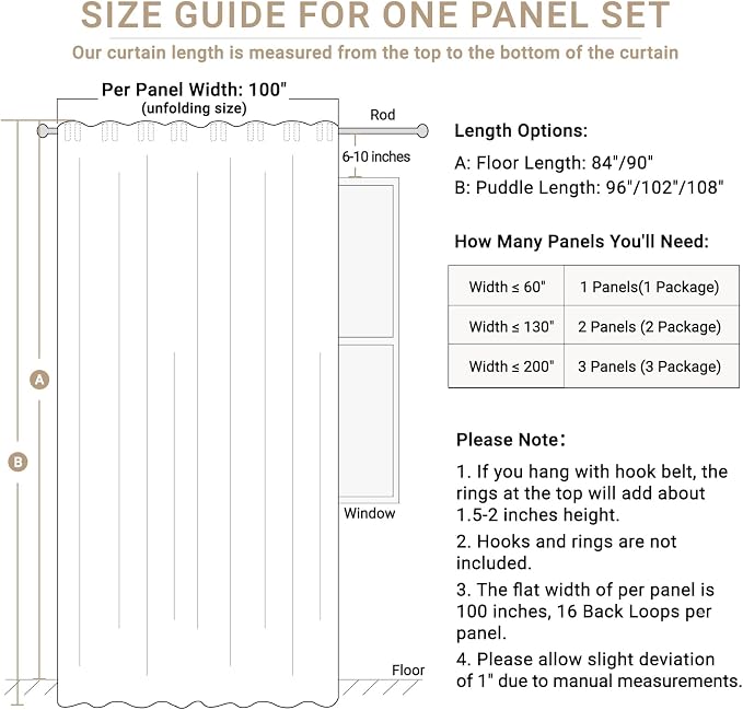Linen Textured Total Blackout Sliding Door Curtains 96 Inches Long, Blush Pink - Image 7