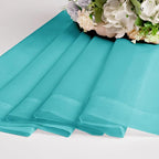 Chyhomenyc Turquoise Sheer Curtains 120 Inches Long - Image 3
