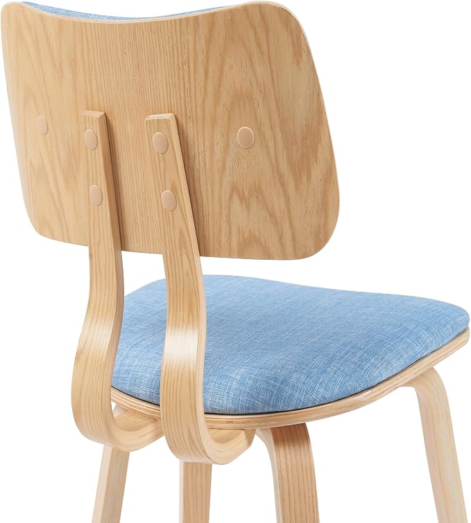 Armen Living Jaguar Mid-Century Dining Chair - Image 7