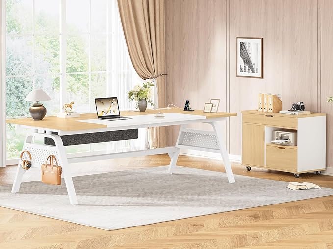 SEDETA L Shaped Computer Desk - Image 3