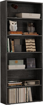 IRONCK Bookshelves and Bookcases Floor Standing 6 Tiers Display Storage Shelves by IRONCK