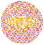 Mandala Floor Pillow Cover Meditation Cushion Seating Throw Hippie Round - Image 8