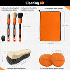 YeewayVeh 7PCS Car Interior Detailing Kit, Horse Hair Car Leather Brush - Image 8