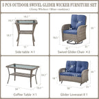 Belord 5-Piece Patio Furniture - Image 2