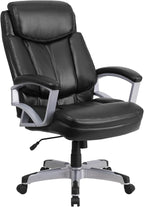 Flash Furniture HERCULES Series Big & Tall 500 lb. Rated Black LeatherSoft - Image 4