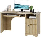 Bestier 55 Inch Wood Computer Desk by Bestier