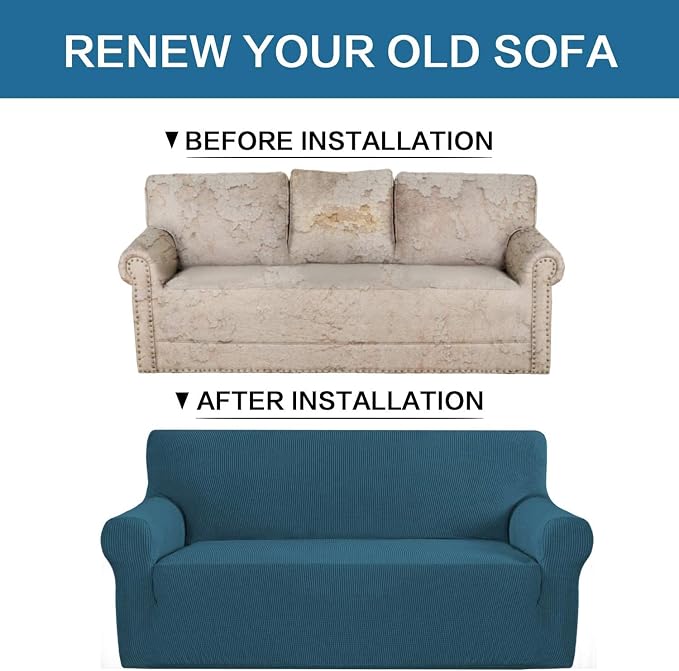 H.VERSAILTEX Stretch Sofa Covers 4 Seater Sofa Slipcovers - Image 6