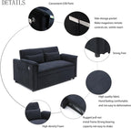 55.5" Small Sleeper Sofa Couch - Image 7