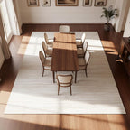 8x10 Washable Area Rugs for Living Room, Dining Room- Light Brown | Ultra Soft - Image 7