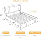 SHA CERLIN King Size Bed Frame - Image 2