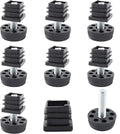 8Pcs Adjustable Leveling Feet, Square Insert Kit, Furniture Glide Leveler by Unknown