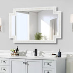 Tanmicoshomy 24 x 36 Inch White Bathroom Mirrors by Tanmicoshomy