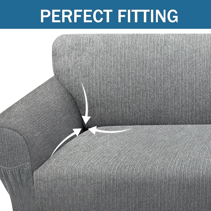 Loveseat Slipcover with 2 Pillow Cover - Image 3