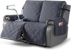 TAOCOCO 100% Waterproof Recliner Loveseat Covers 2 Seater, Split Loveseat Covers by TAOCOCO