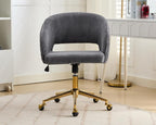 KCC Home Office Chair Swivel Desk Chair Accent Armchair Upholstered Modern - Image 2