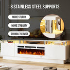 70" TV Stand for Living Room, Entertainment Center & Media Console - Image 8