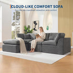 Garvee Modular Sectional Sofa, Sectional Couches - Image 4