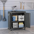 Manhattan Comfort Fortress Rolling Garage Storage Cabinet - Image 4