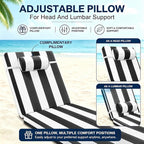 Chaise Lounge Cushion for Outdoor Furniture, Waterproof, Fade-Resistant and - Image 5