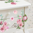 Vintage Floral UV DTF Stickers Rub on Transfers - Image 2