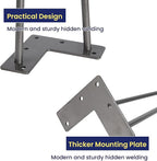 SMARTSTANDARD 12 Inch Heavy Duty Hairpin Furniture Legs, Metal Home DIY Projects - Image 4