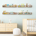 Fixwal Nursery Book Shelves, 32 Inch Floating Bookshelves - Image 3