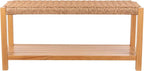 Alaterre Furniture Newport 40 Inch Solid Wood Entryway Bench - Image 11