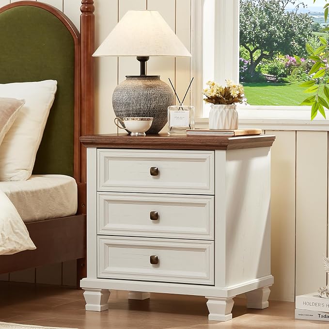 SAVOR LIFE Farmhouse Nightstand - Image 7