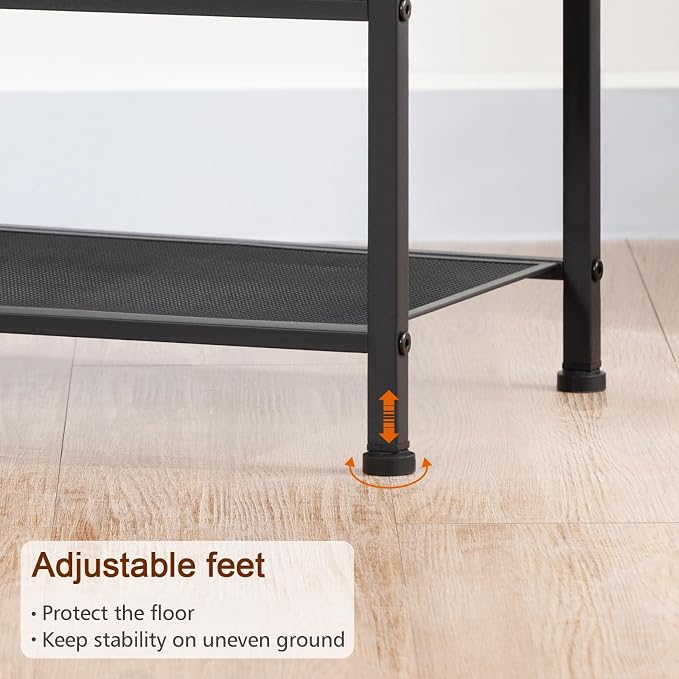 LOAKEKEL Night Stand Set 2, LED Nightstand - Image 9