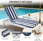 72x21x4in Lounge Cushions for Outdoor Furniture, Outdoor Lounge Chair Cushions - Image 4