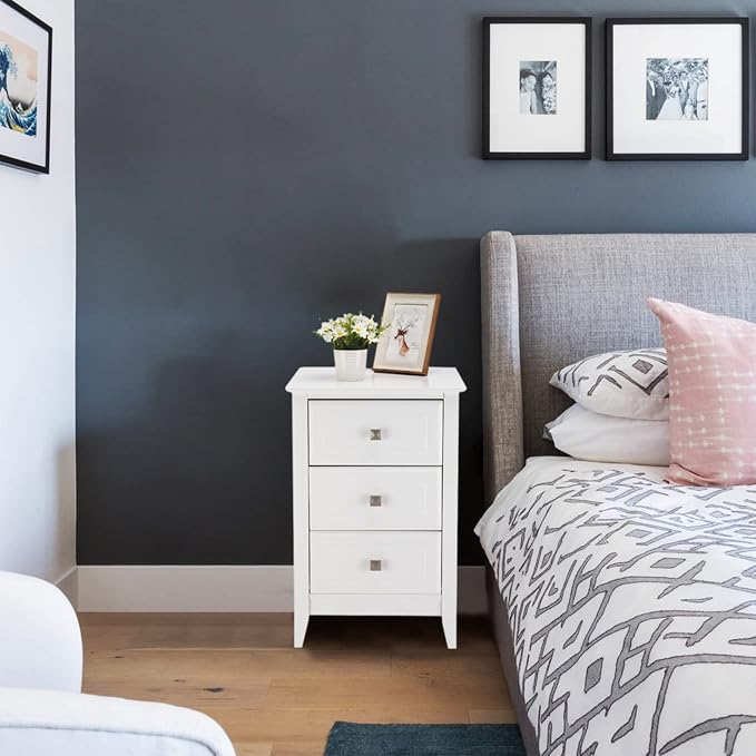 Bonnlo Upgraded White Night Stands - Image 2