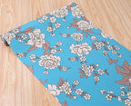 Vintage Floral Self Adhesive Wall Paper Shelf Liner Funitures Dresser Drawer - Image 4