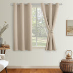 Blackout Curtains for Bedroom, 2 Drape Panels, 38 x 54 Inch | Thermal Insulated - Image 8