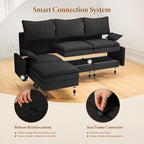 Vesgantti 108" Modular Sectional Sofa, Comfy Cloud Couch - Image 5