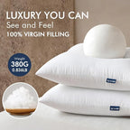 MIULEE 16x16 Throw Pillows Inserts 2 Pack, Decorative Pillows - Image 4