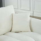 Antetek Set of 3 Teddy Sofa for Living Room, Modern 2 Units Deep Seat Sofa - Image 9
