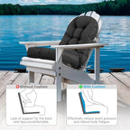 Adirondack Chair Cushion Waterproof Rocking Chair Cushion, Tufted High Back - Image 5